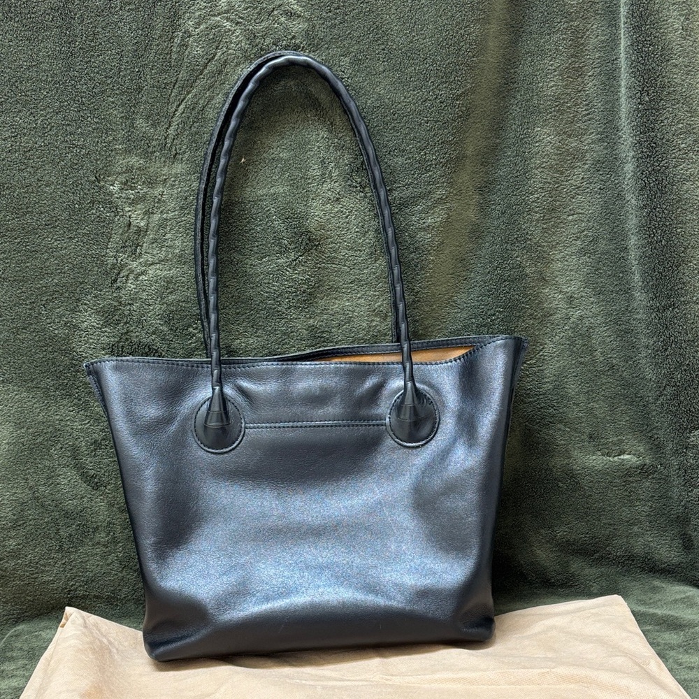 Patricia Nash Black Leather Tote - Picture 3 of 10